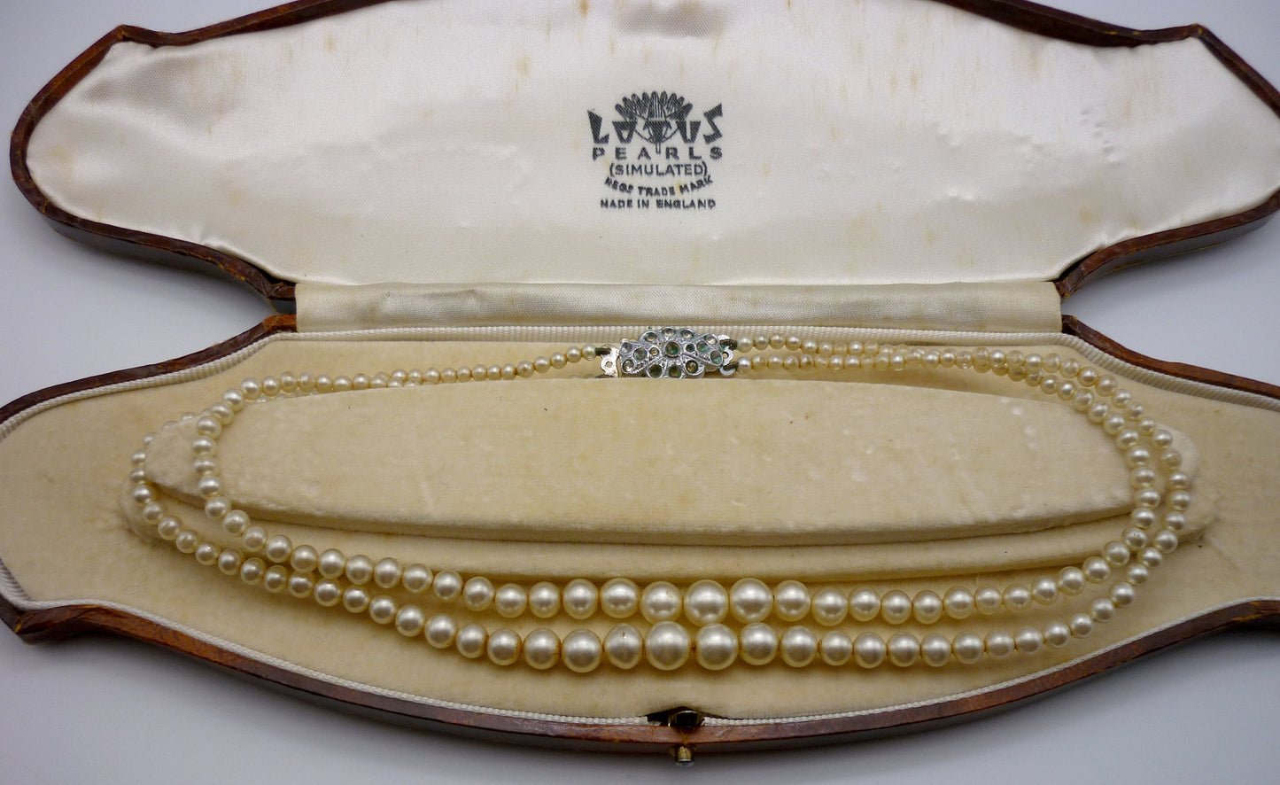 Vintage Pearls in Lotus Pearls Presentation Box