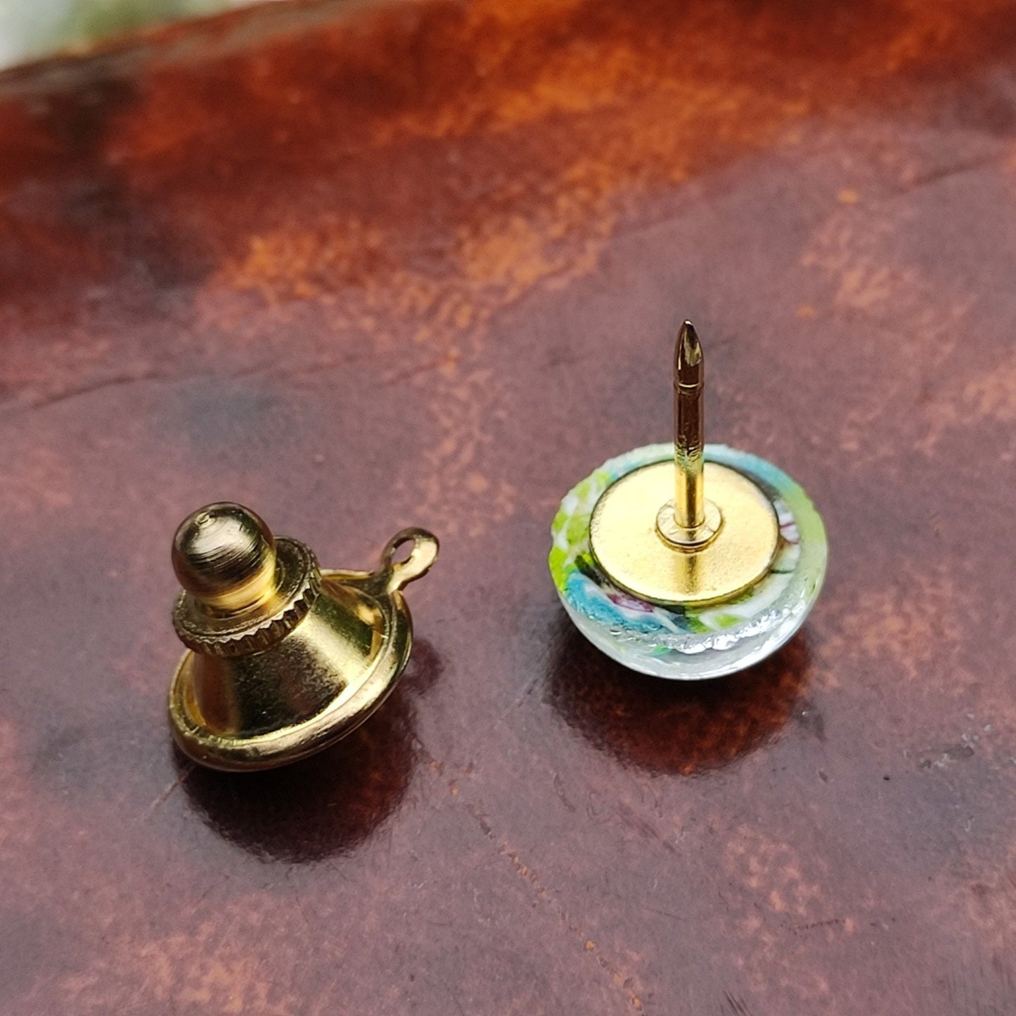 Vintage Caithness Glass Miniature Millefiori Pin