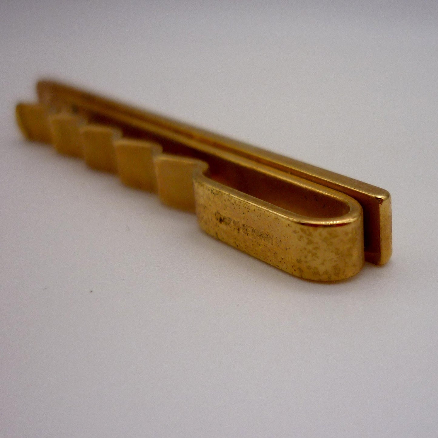 Vintage Gold Tone Tie Clip, Made In Germany