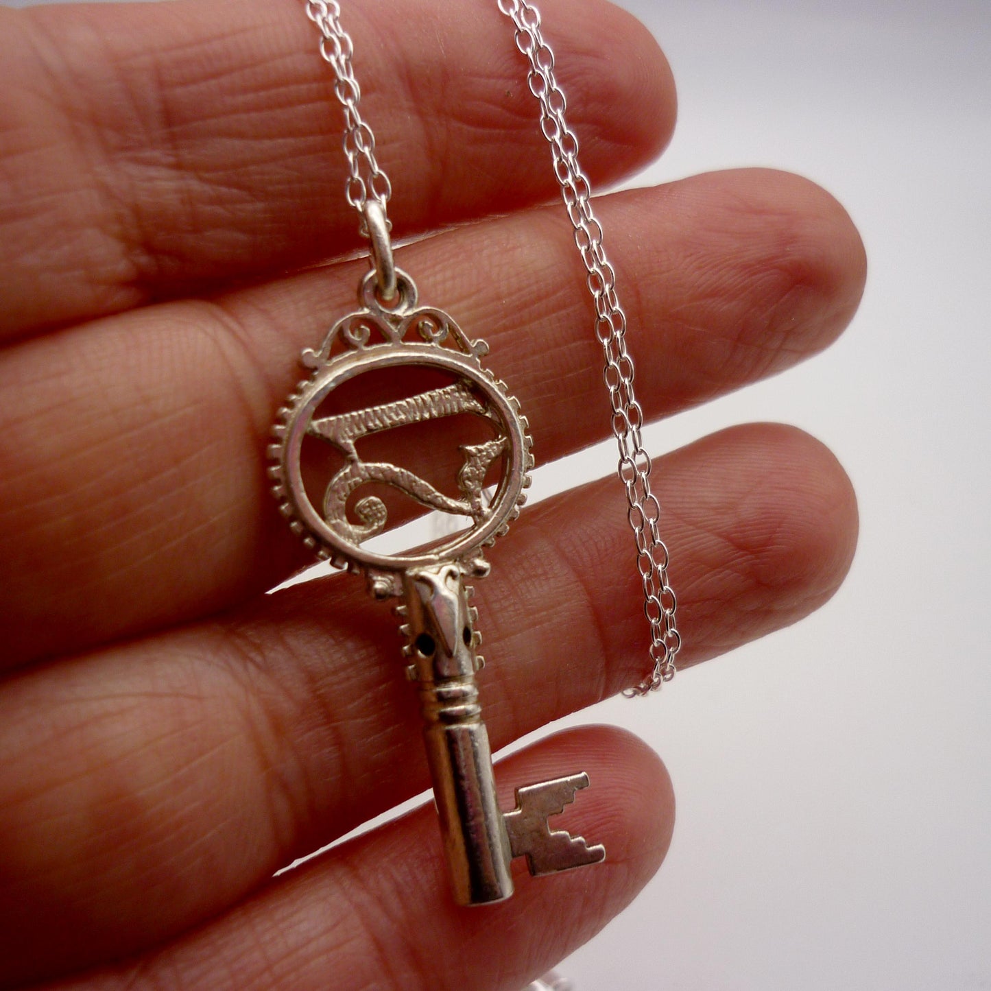 21 Key Charm Necklace, 21st Birthday Gift For Her