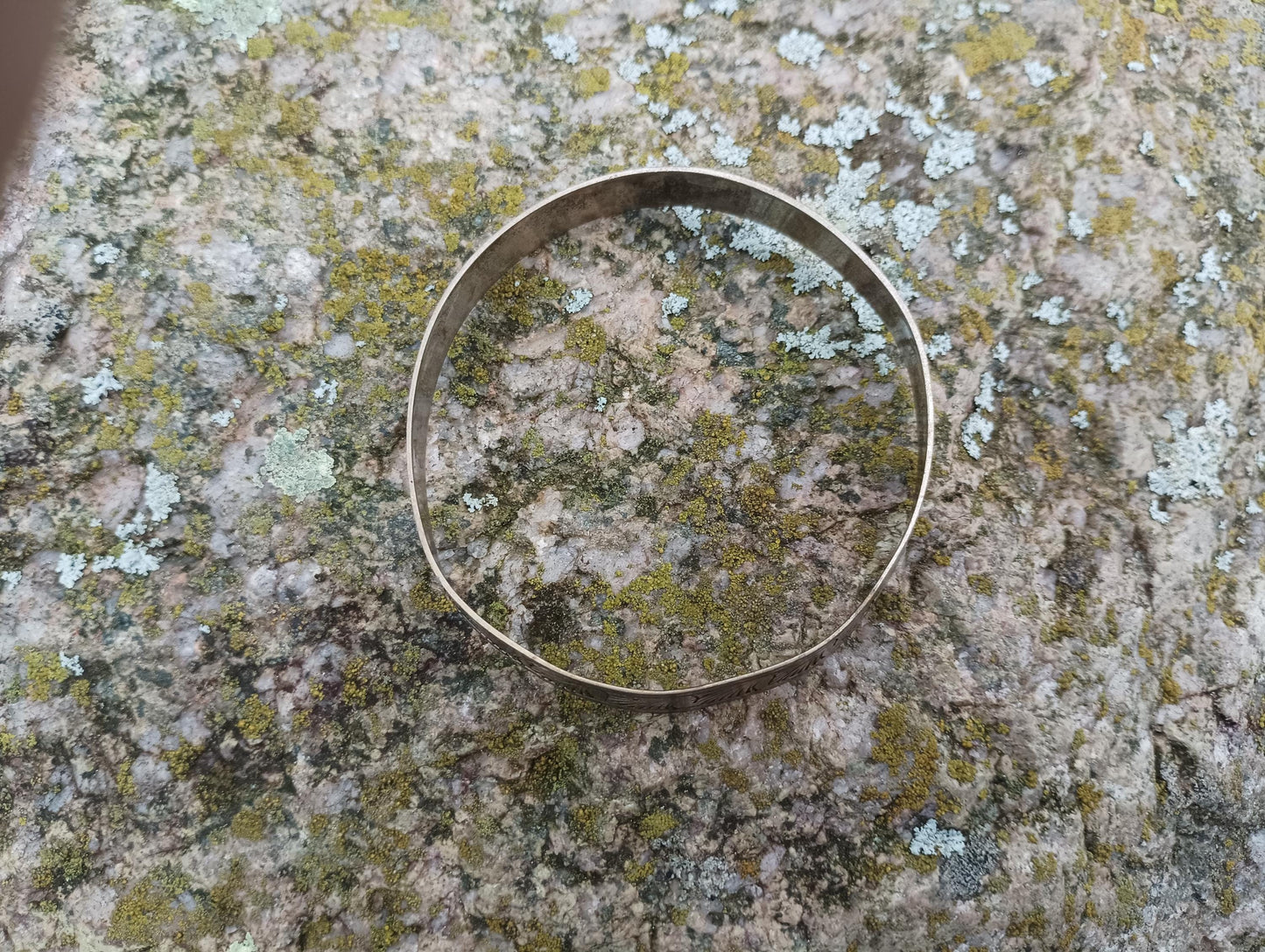1960s Vintage Silver Plated Brass Stacking Bracelet