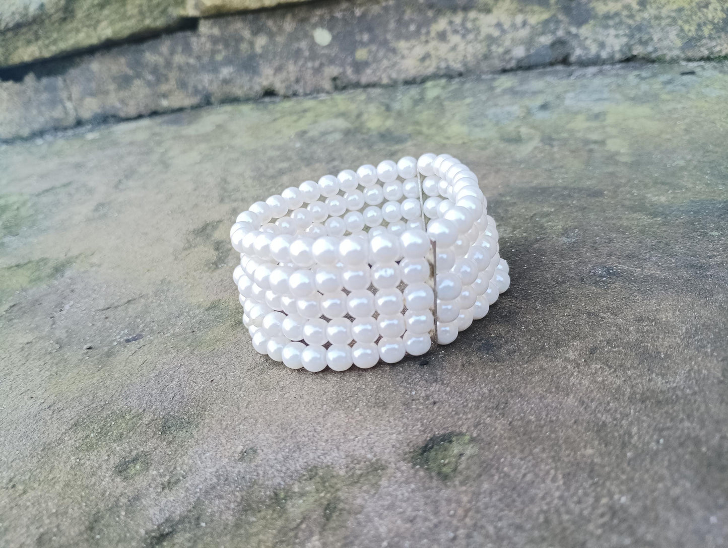 Vintage Faux Pearl Bracelet