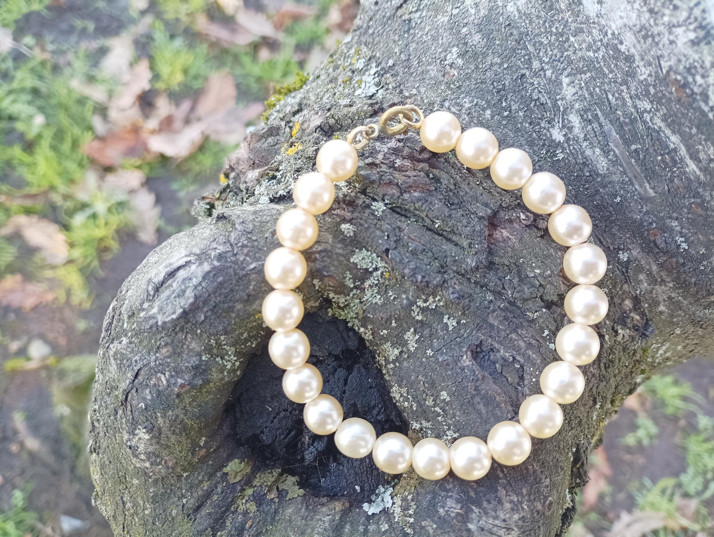 Antique 1930s/1940s Faux Pearl Bracelet