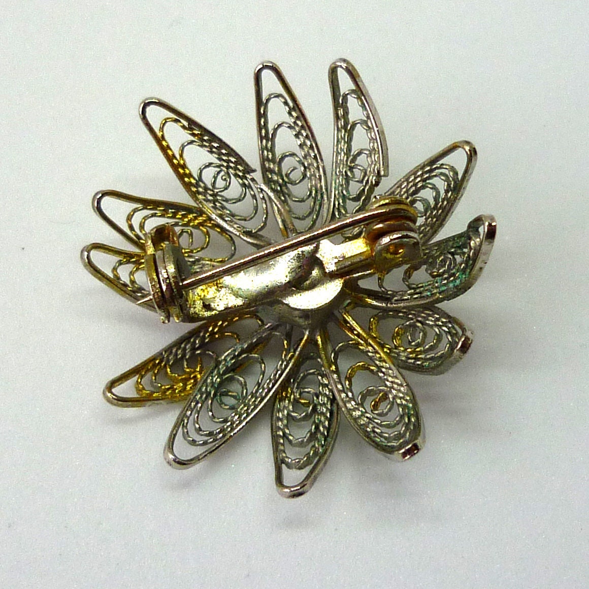 Filigree Flower Brooch