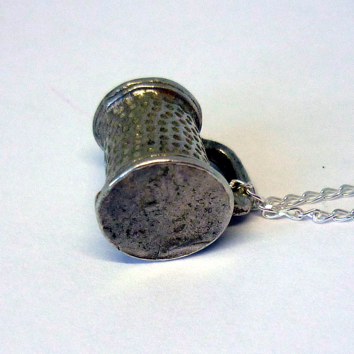 Silver Tankard Charm Necklace, Women's Beer Mug Gift, Drinking Gifts for Her