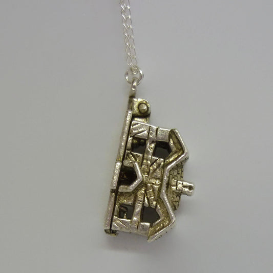 Nuvo Articulated House Charm Necklace, New Home Gift for Wife