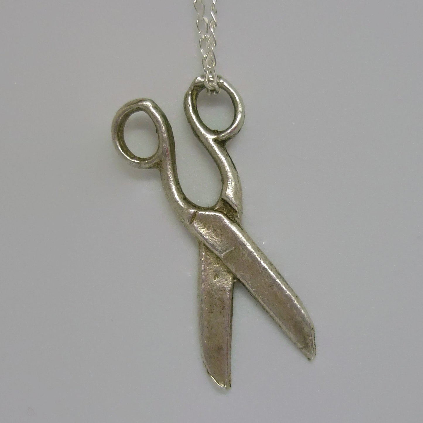 Pair of Scissors Charm Necklace