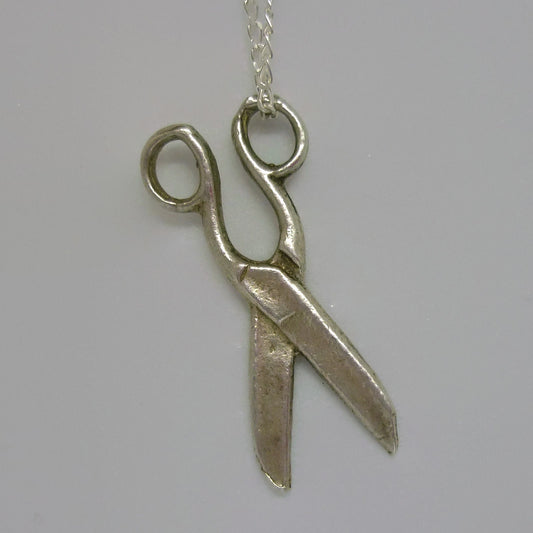 Pair of Scissors Charm Necklace
