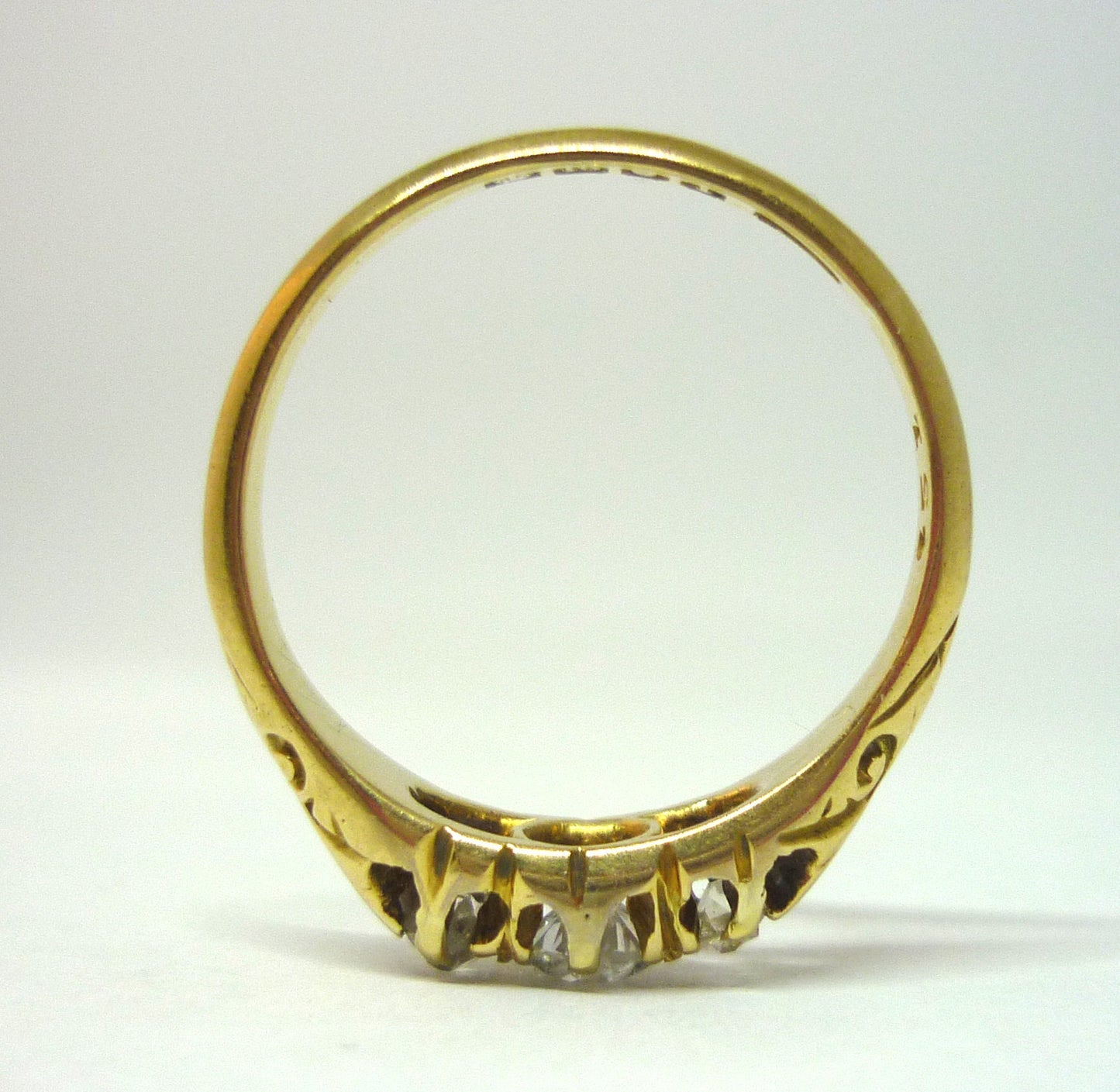 Antique Old Cut Diamond Ring Size 5.75