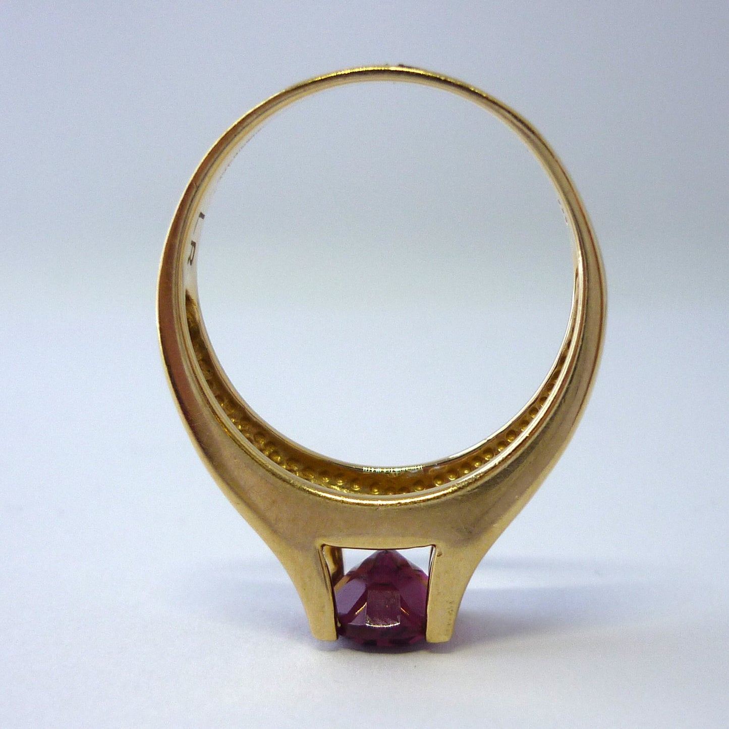 Pink Tourmaline Ring Size 8.75