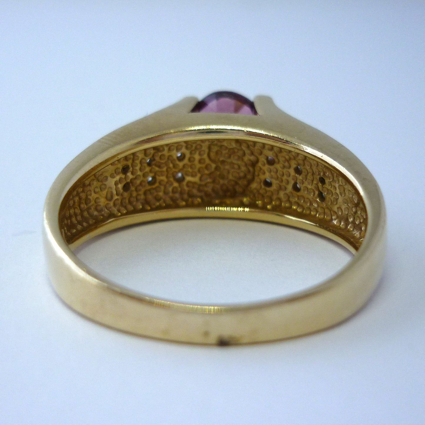 Pink Tourmaline Ring Size 8.75