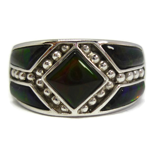 Ammolite Ring Size 9