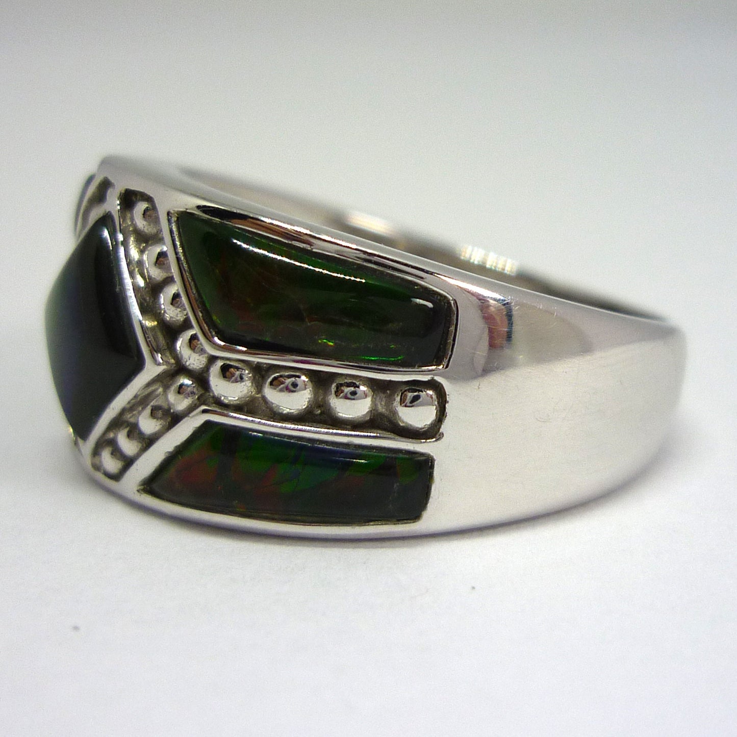 Ammolite Ring Size 9