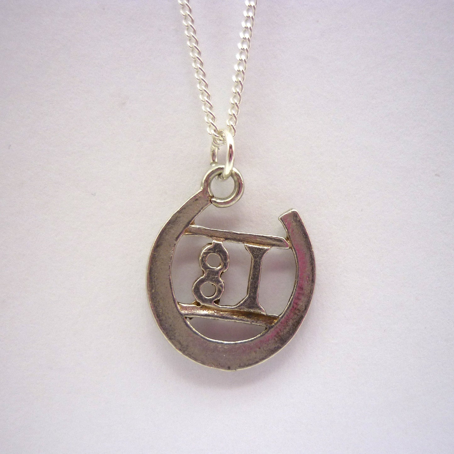 Lucky Horseshoe 18th Birthday Charm Necklace
