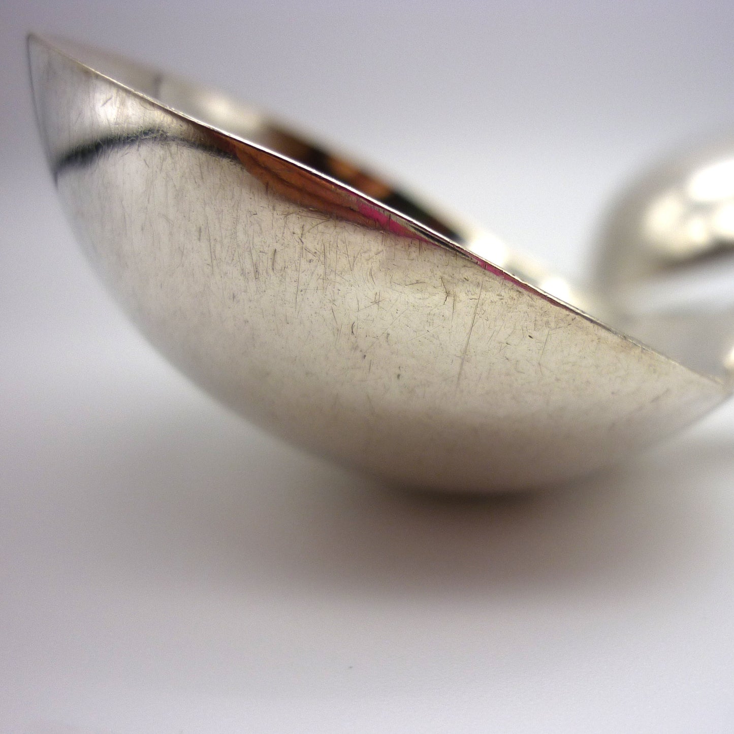 Antique Sterling Silver Sauce Ladles: Georgian Serving Spoons, London 1807