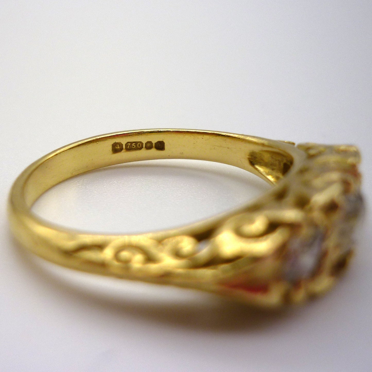 Old Cut Diamond Ring Size 6.5