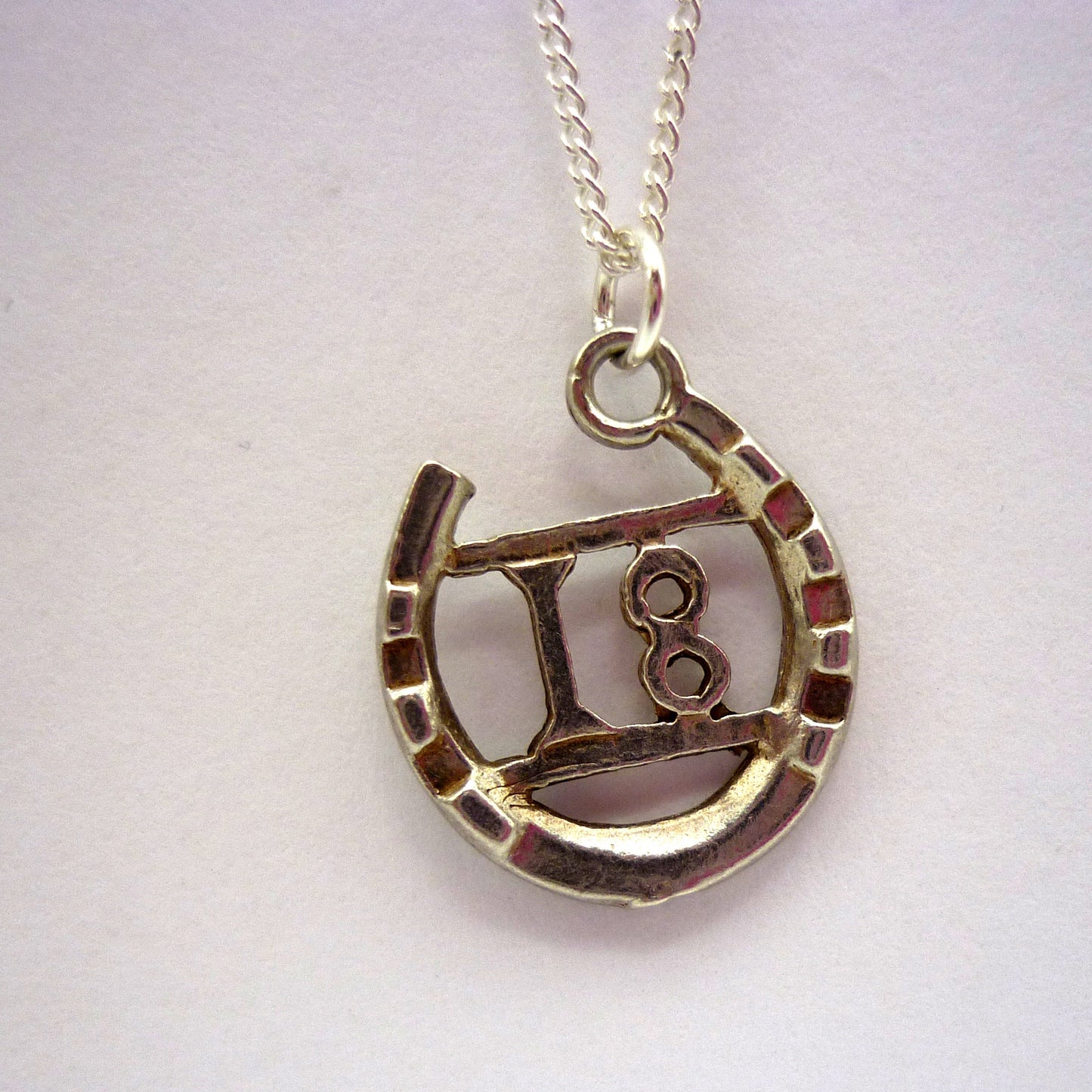 Lucky Horseshoe 18th Birthday Charm Necklace