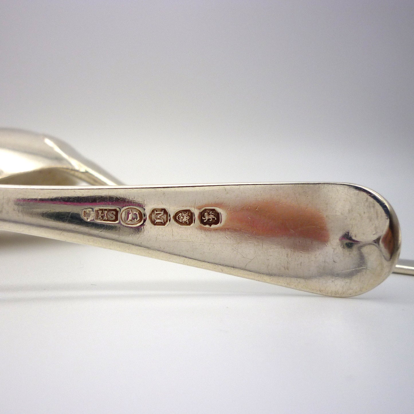 Antique Sterling Silver Sauce Ladles: Georgian Serving Spoons, London 1807