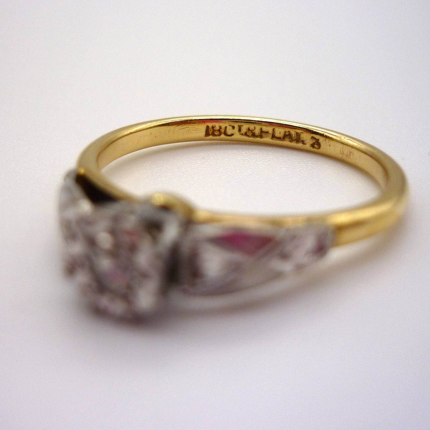 Art Deco Solitaire Diamond Ring Size 6.25