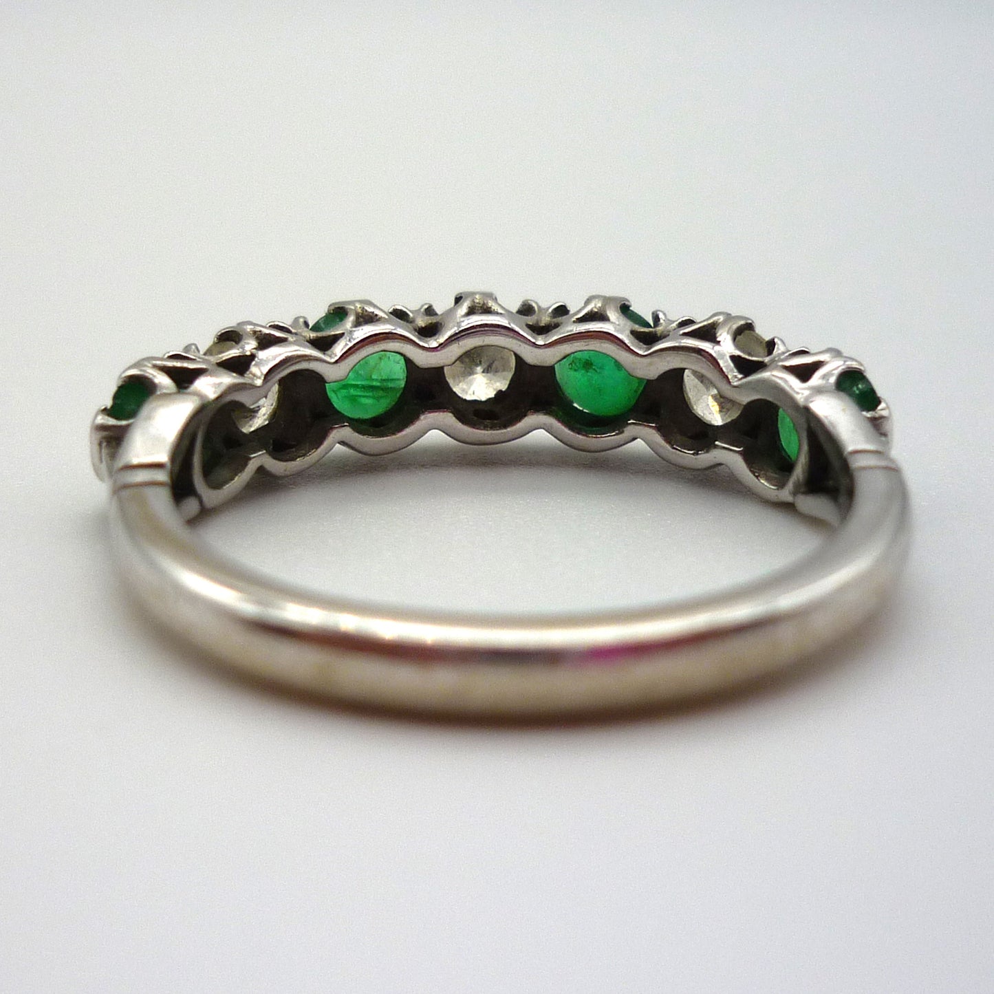Emerald & Diamond Stacking Ring