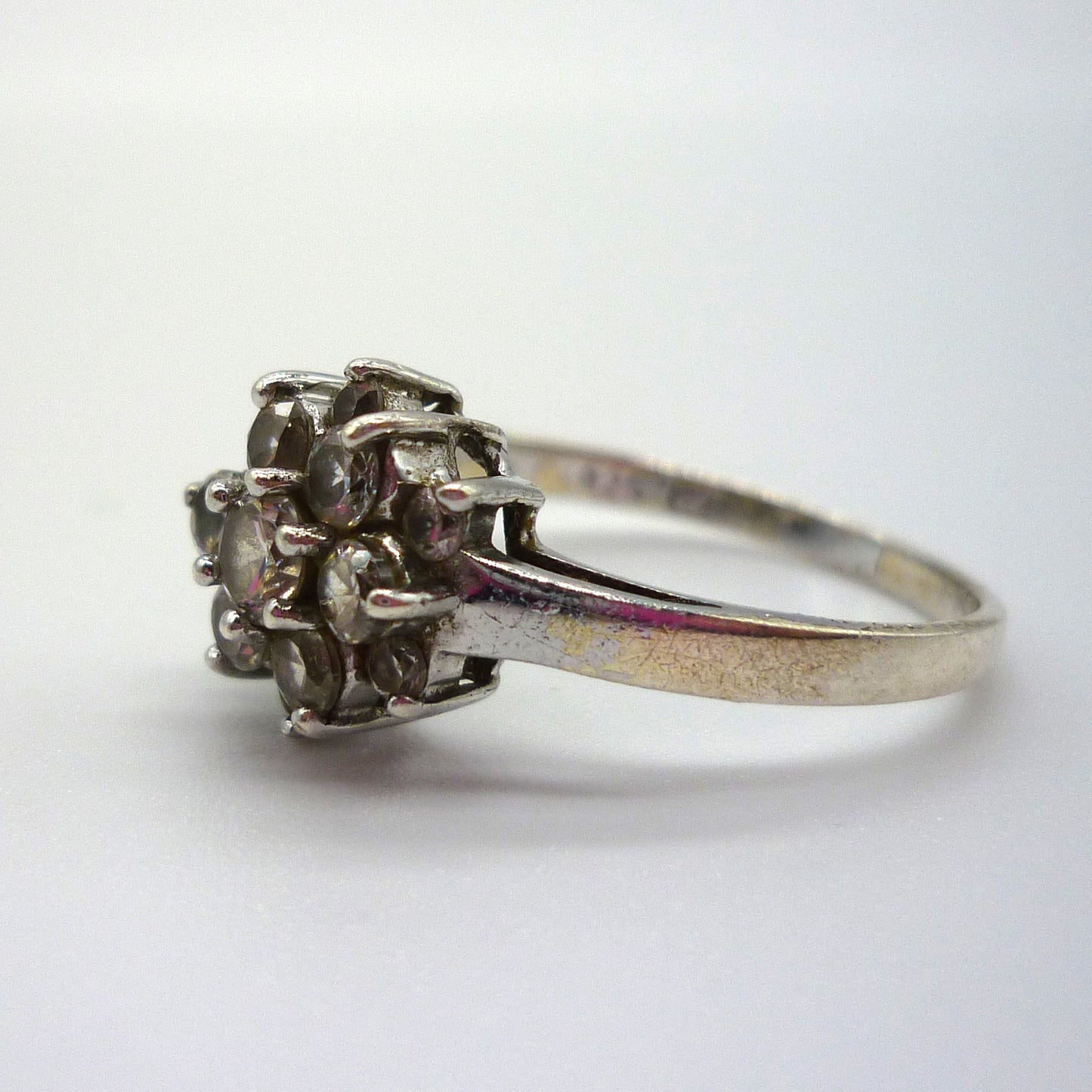 CZ Cluster Ring Size 6.75