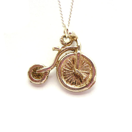 Penny Farthing Charm Necklace