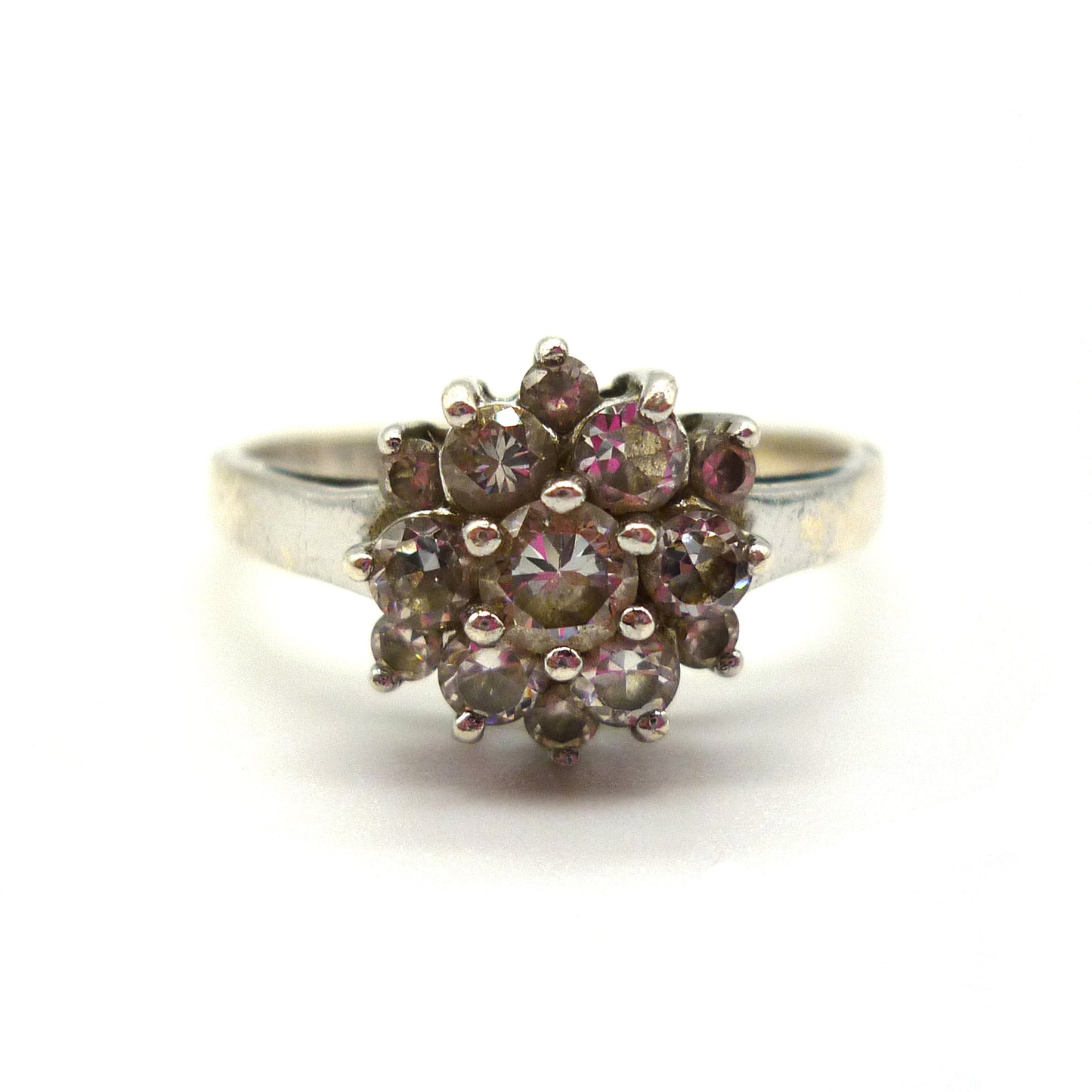 CZ Cluster Ring Size 6.75