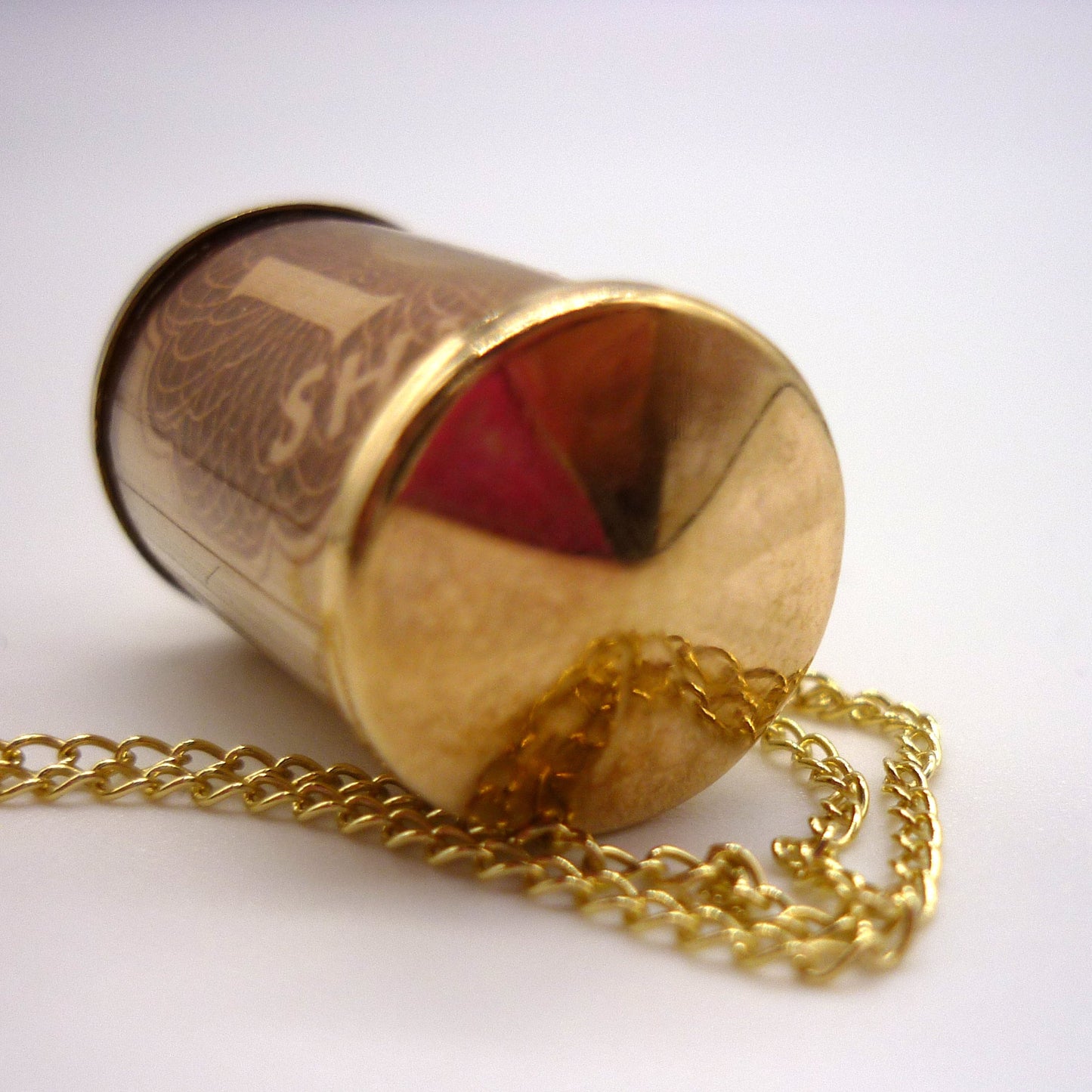 10 Shilling Note Charm Necklace