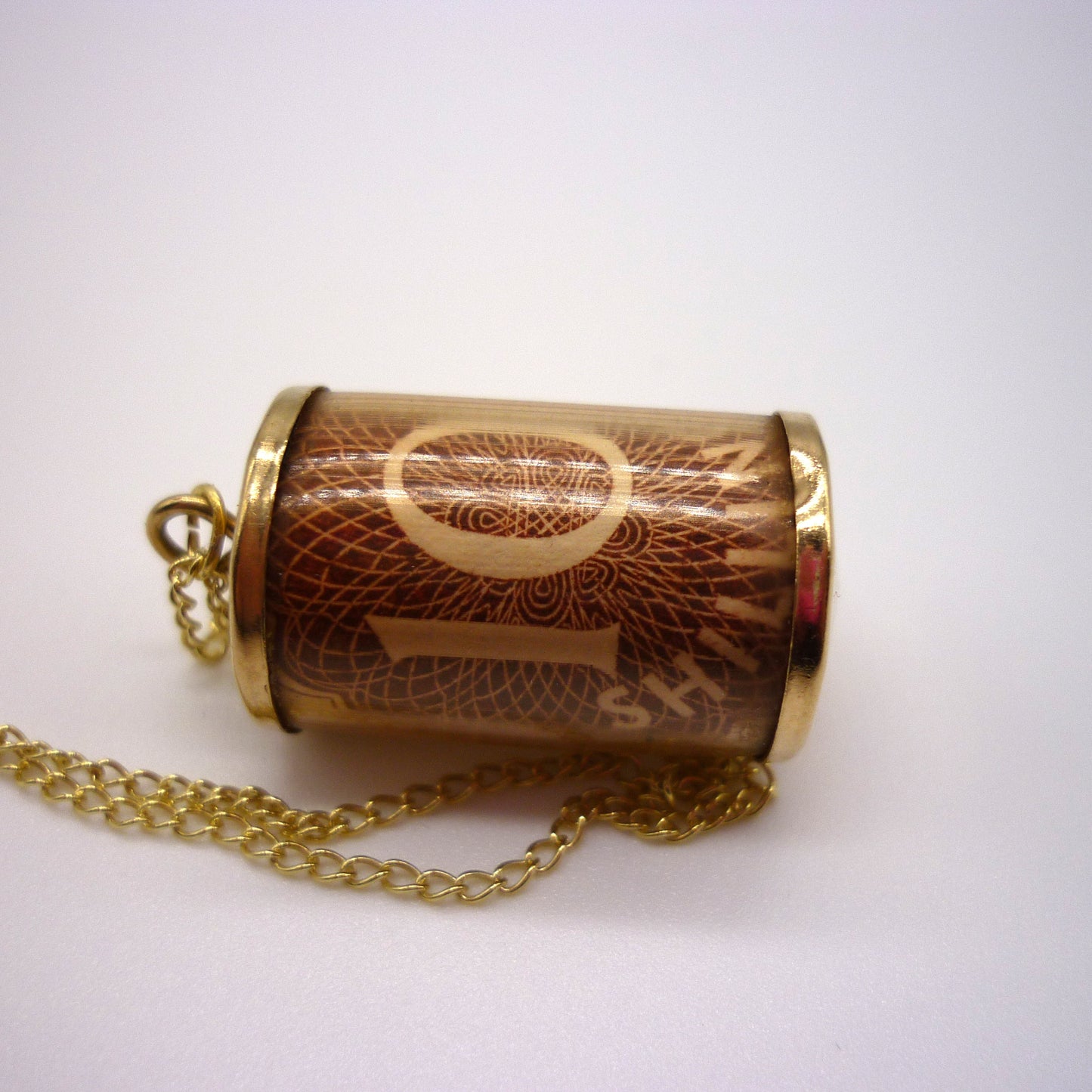 10 Shilling Note Charm Necklace