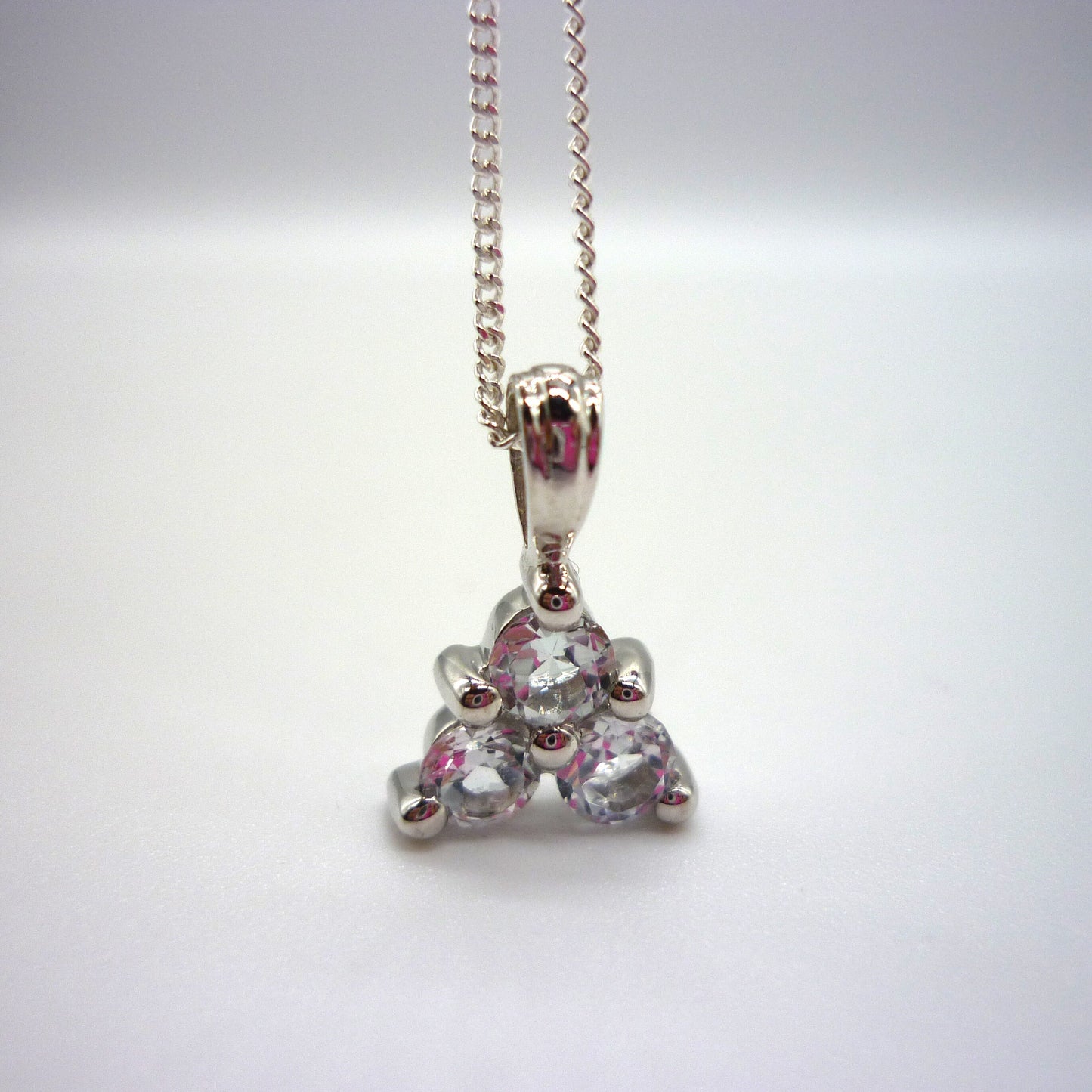 CZ Silver Necklace