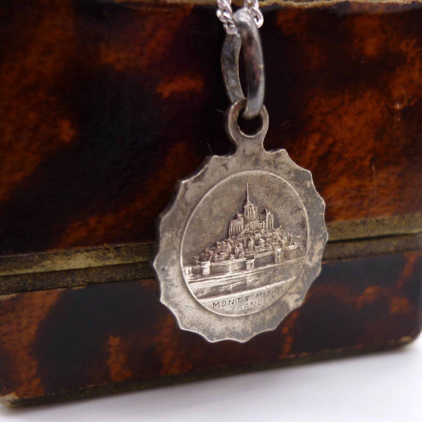 St Michael Medal on Silver Chain
