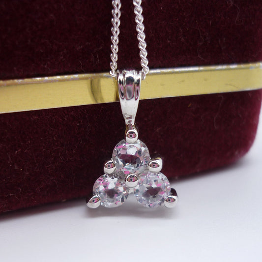 CZ Silver Necklace