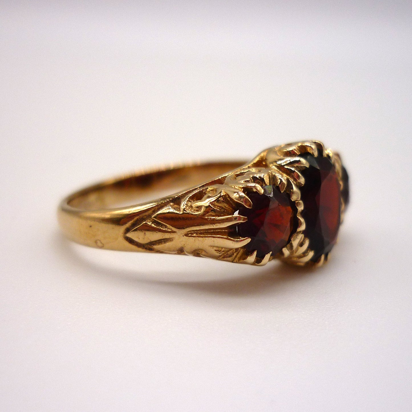 Garnet Ring Size 6.75