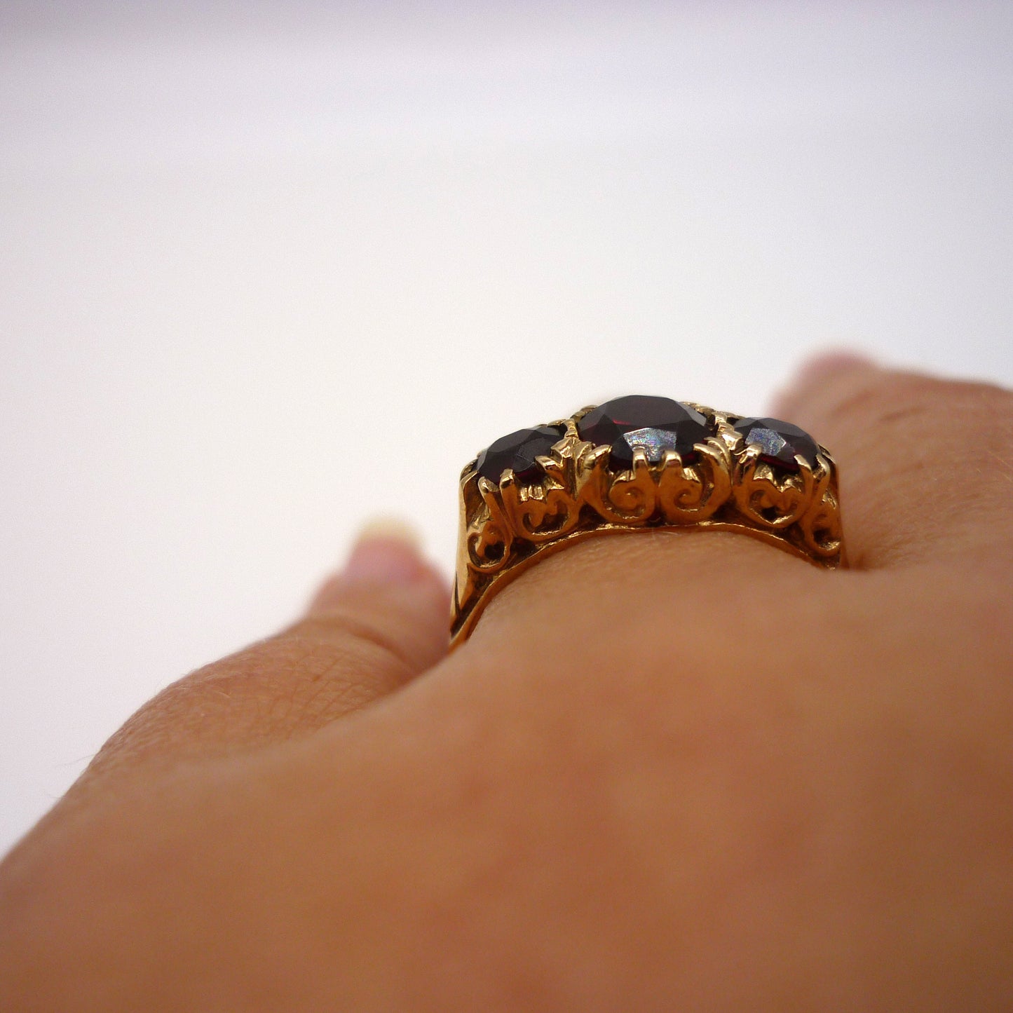 Garnet Ring Size 6.75