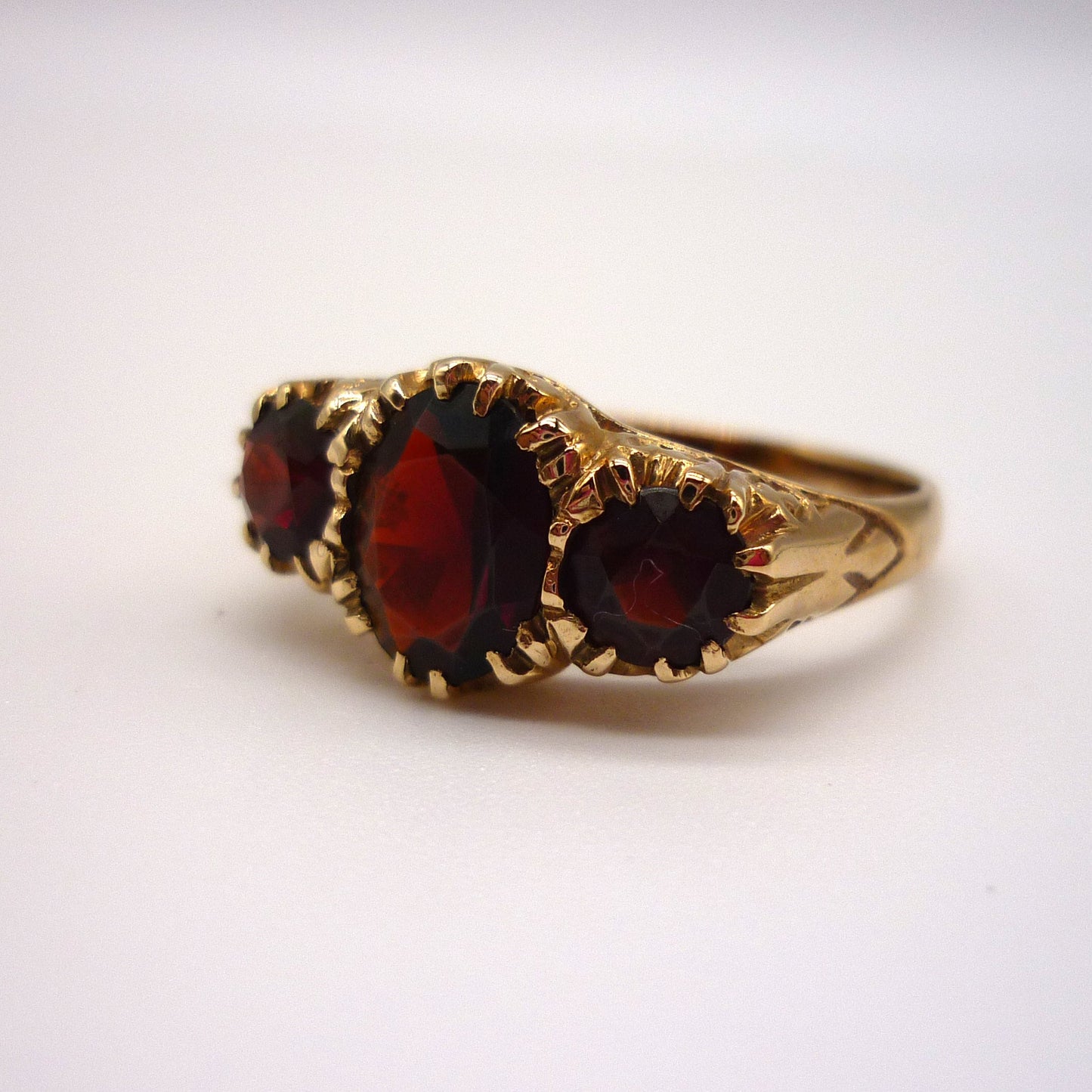 Garnet Ring Size 6.75