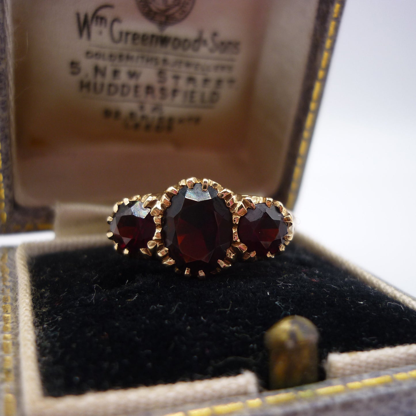 Garnet Ring Size 6.75