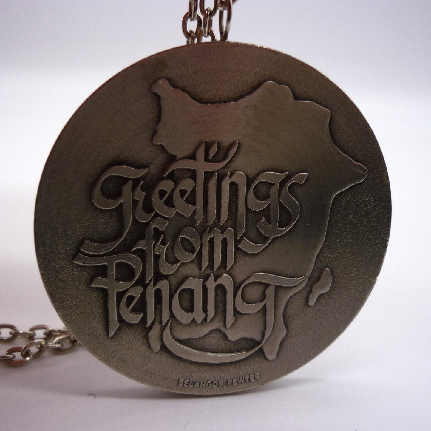 Selangor Pewter Medallion on Chain