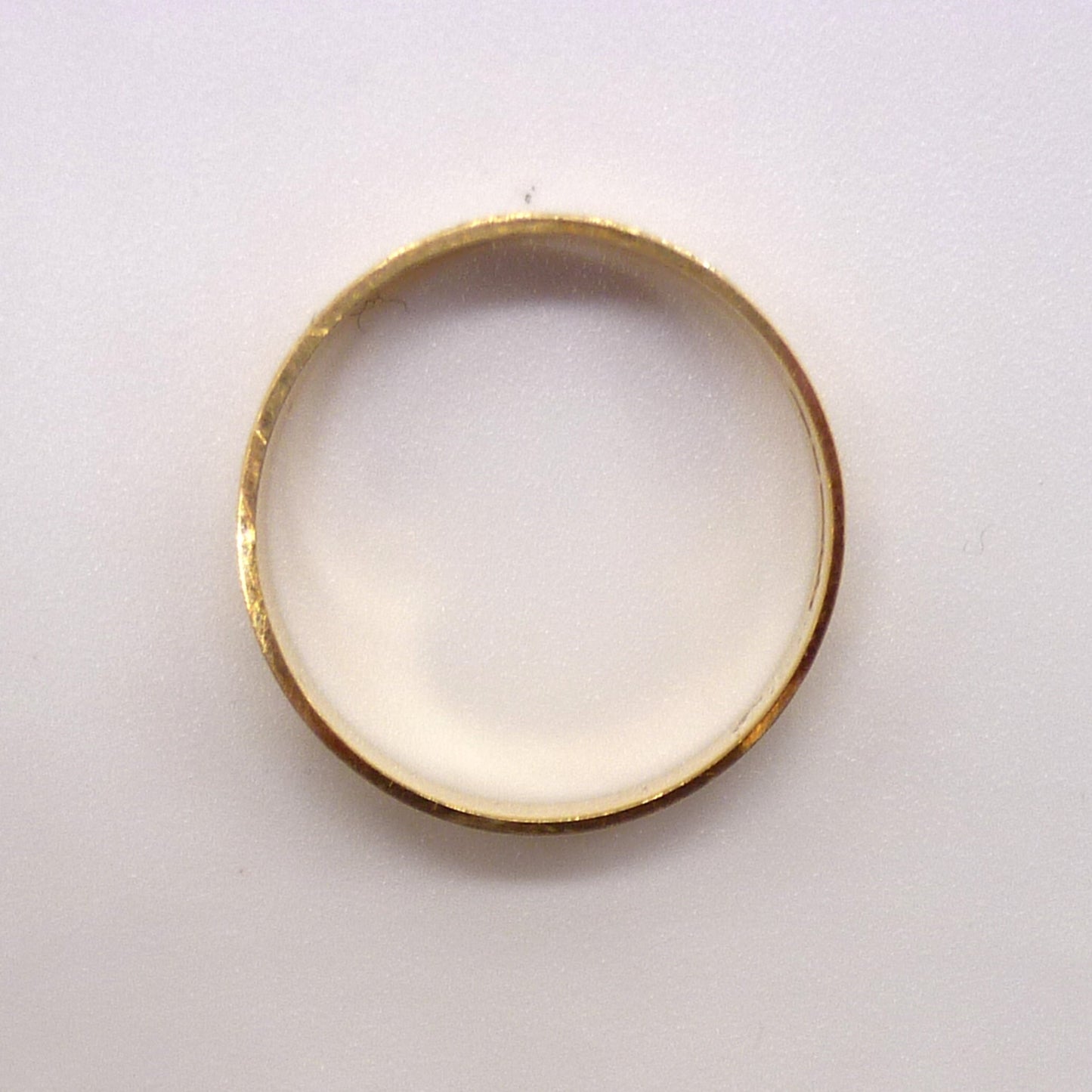 Textured Wedding Band, 18ct Gold Ring Size 6.25