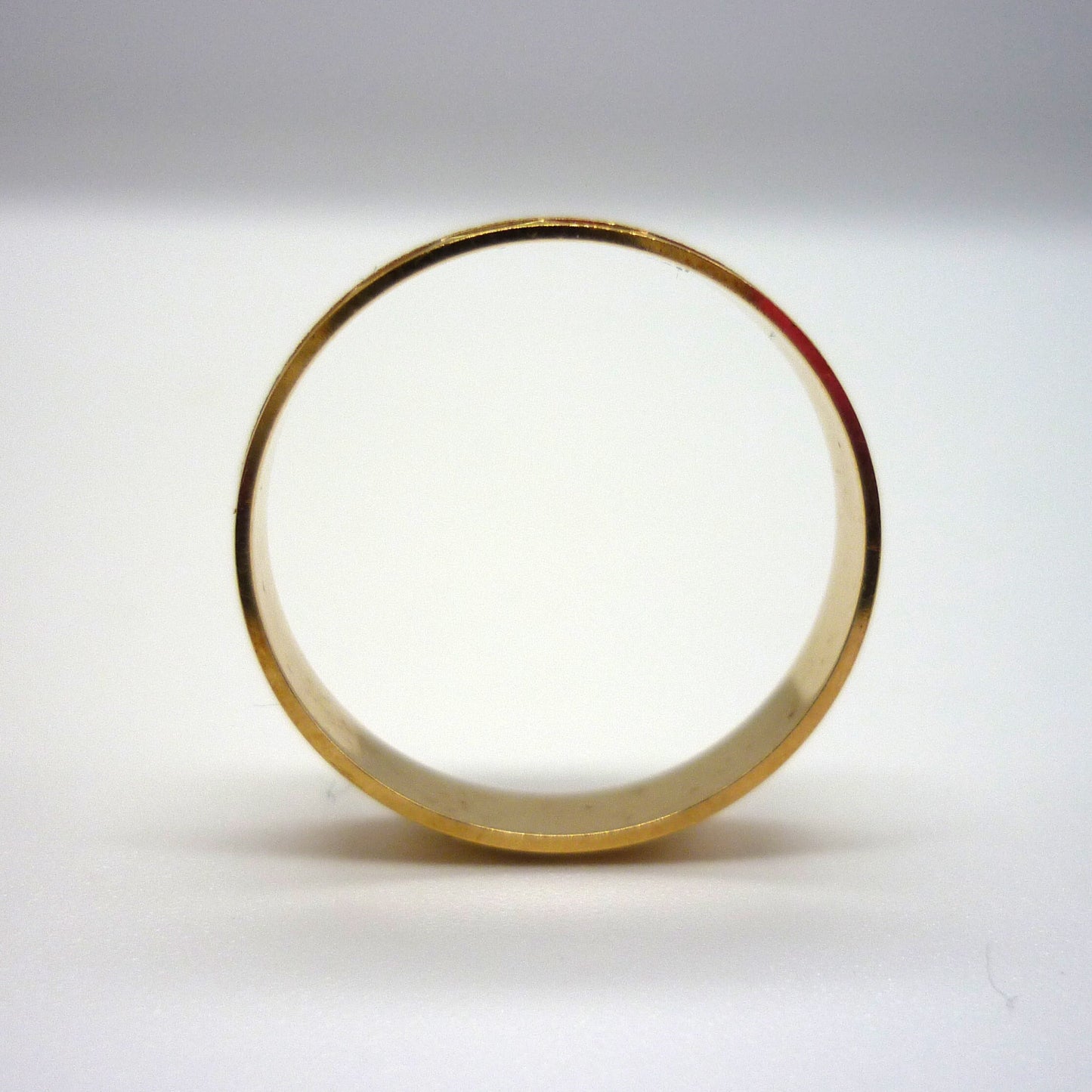 Textured Wedding Band, 18ct Gold Ring Size 6.25