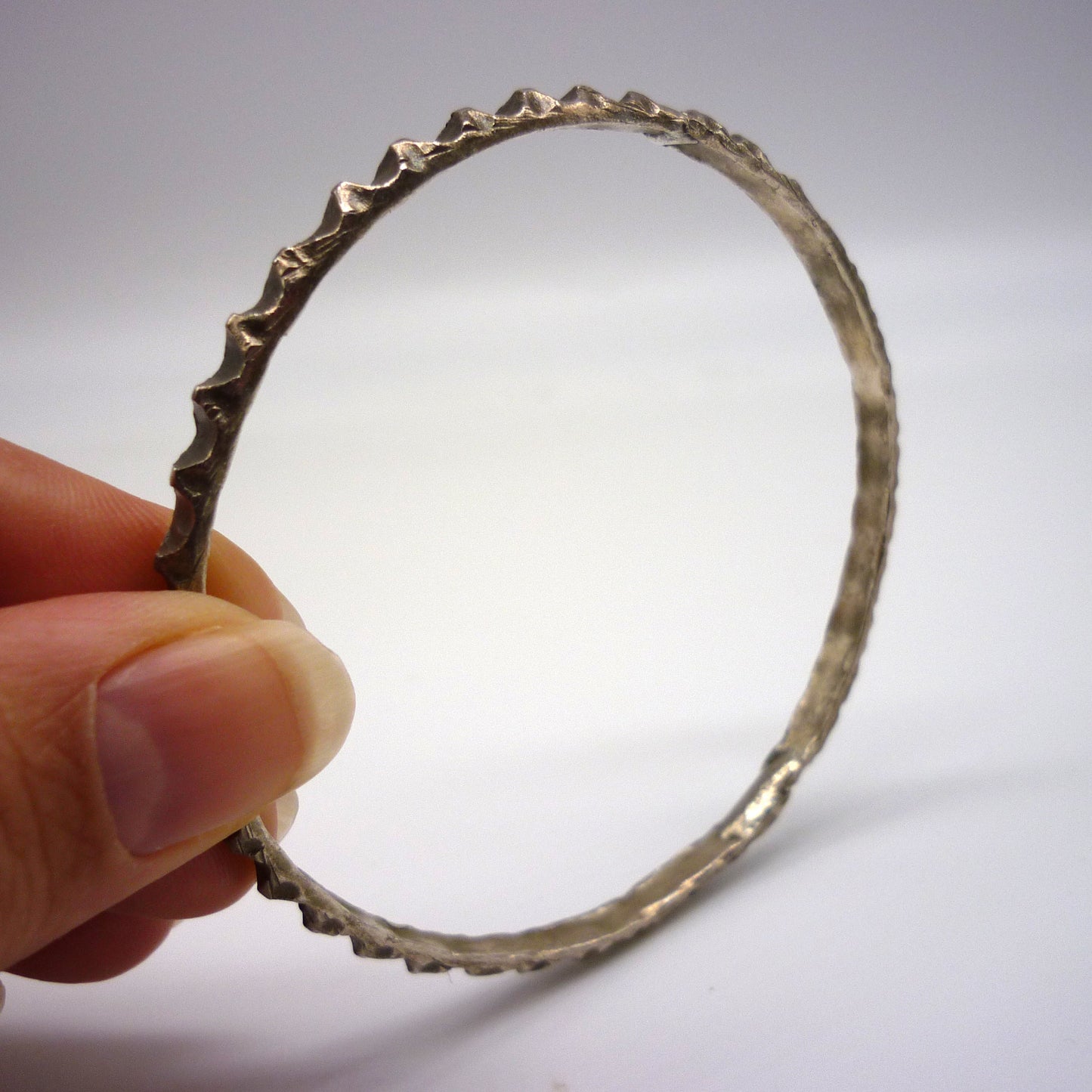 Antique Silver Bangle