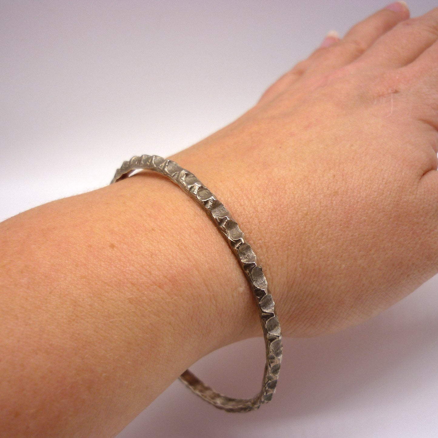 Antique Silver Bangle