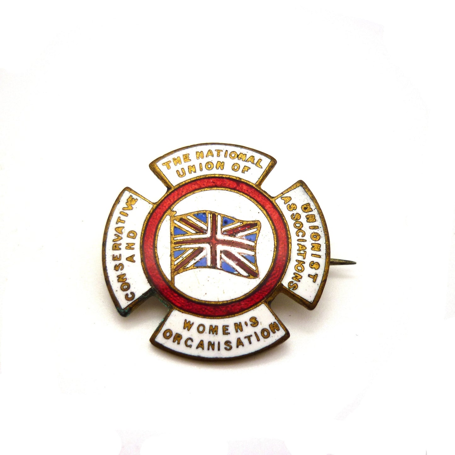 National Union of Conservative & Unionist Women's Associations Enamel Pin Badge