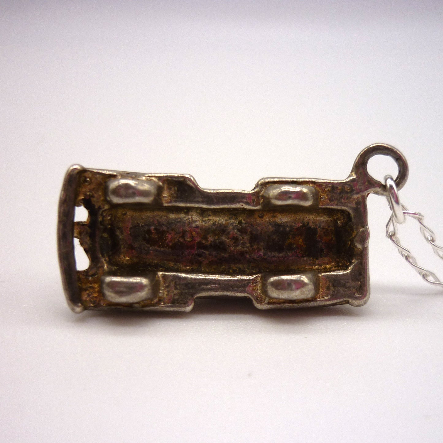 Silver Car Charm Necklace