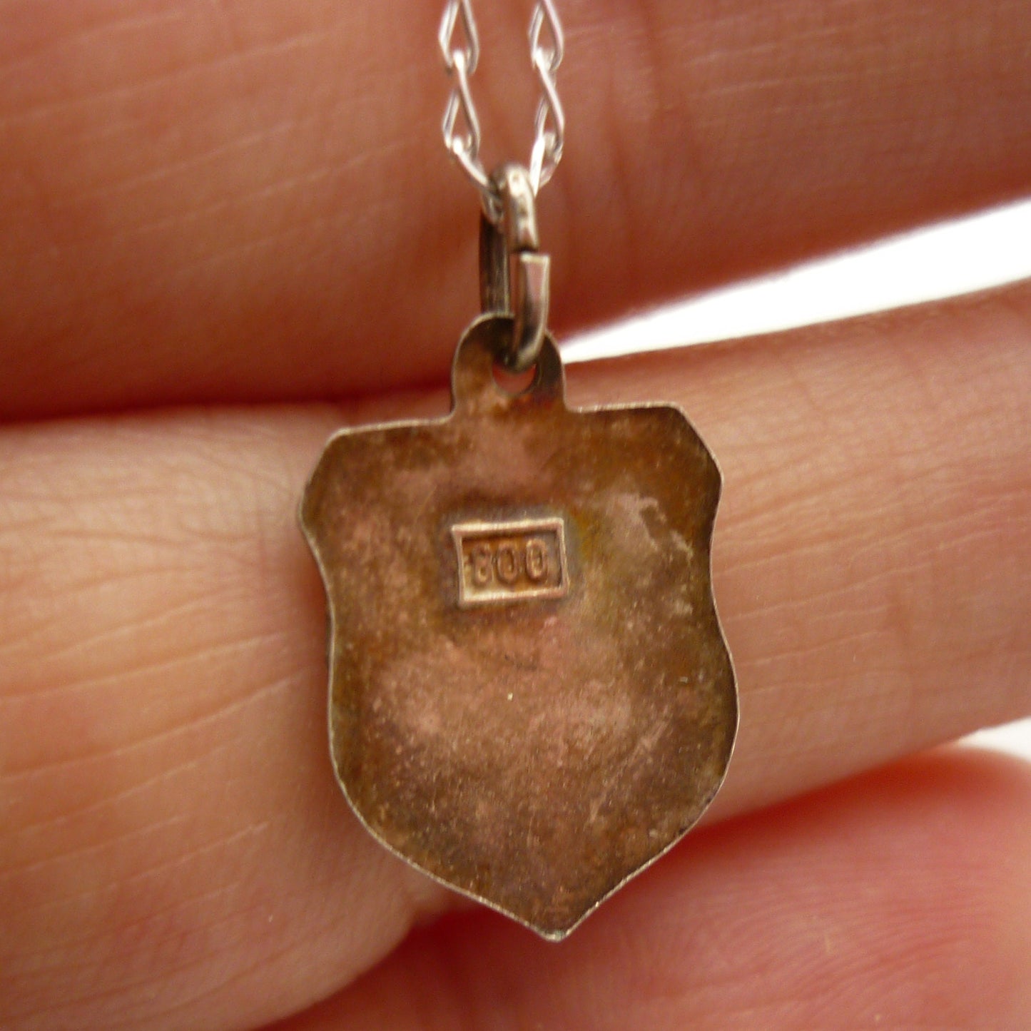 Tossa de Mar Shield Charm Necklace