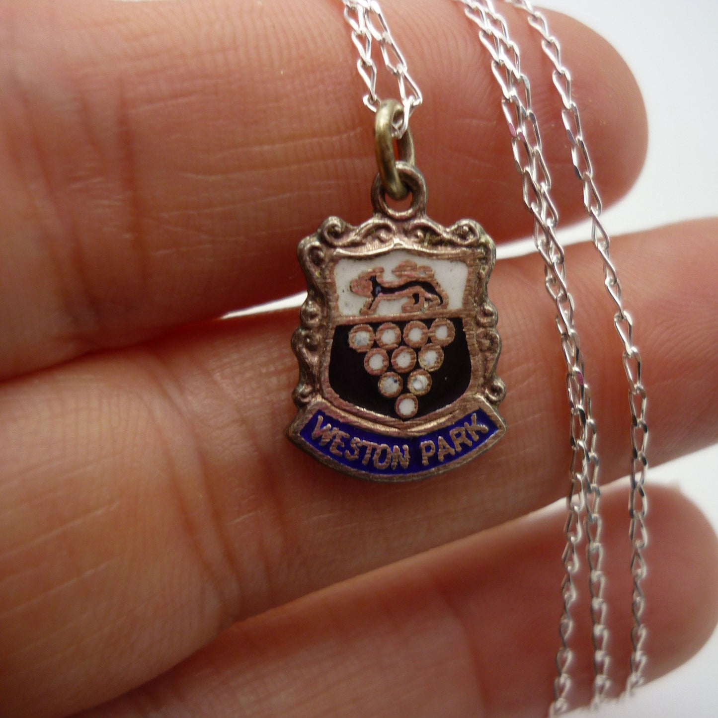 Weston Park Shield Charm Necklace