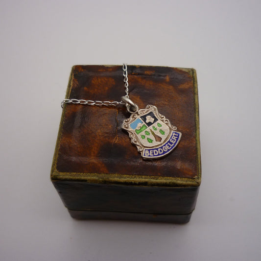 Beddgelert Shield Charm Necklace
