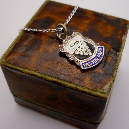 Weston Park Shield Charm Necklace