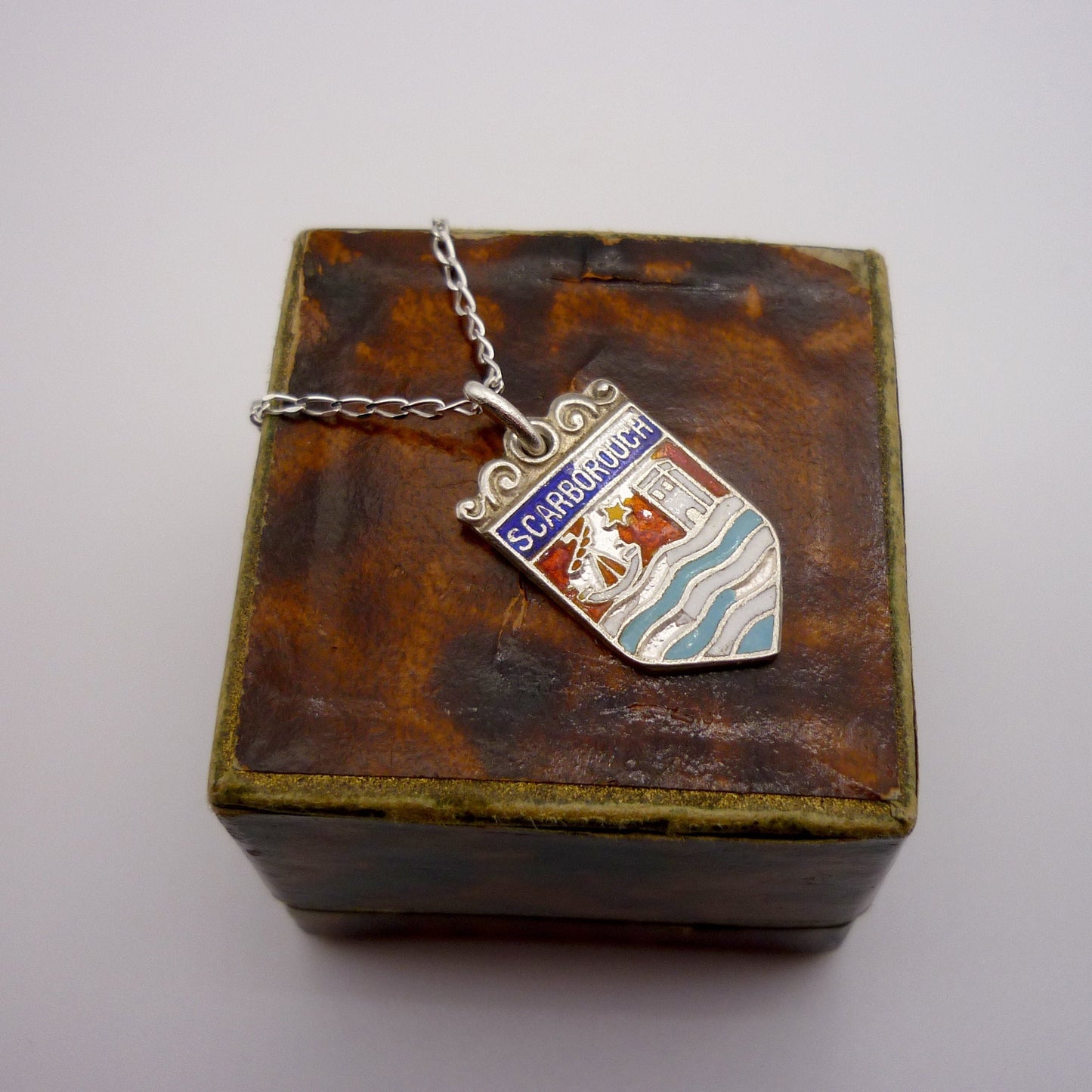 Scarborough Shield Charm Necklace