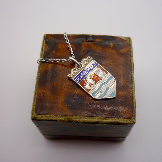 Scarborough Shield Charm Necklace
