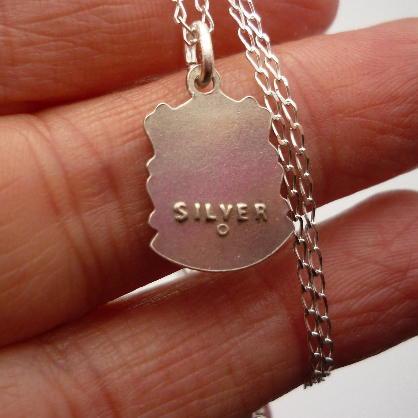 Llandudno Shield Charm Necklace